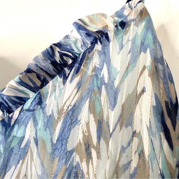 Adrienne Watercolour Print Lined Tank Top NWT - Picture 4 of 9